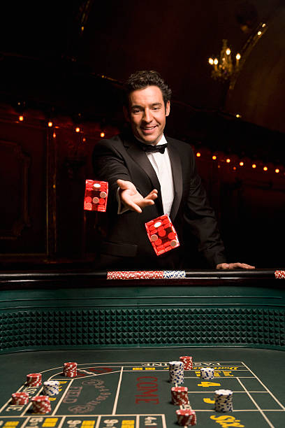 Roulette wheel spinning in live broadcast